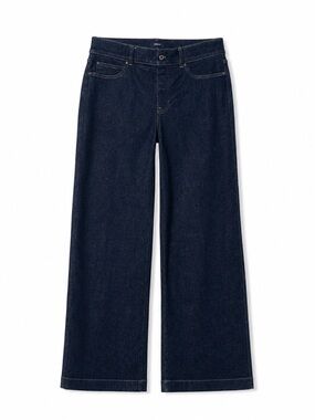 SPANX Dark Indigo Wide-Leg Jeans
